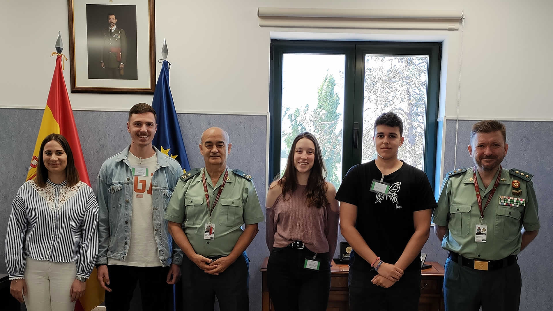 Fin de las prácticas de alumnos de la Universidad Rey Juan Carlos en el CUGC