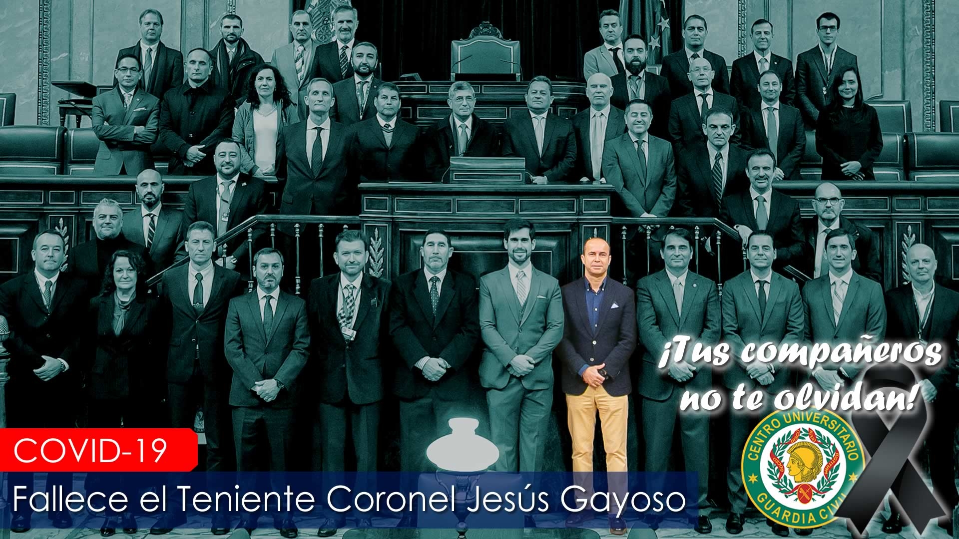 Fallece el Teniente Coronel GC Jesús Gayoso. Jefe del GAR y alumno de un Máster del CUGC