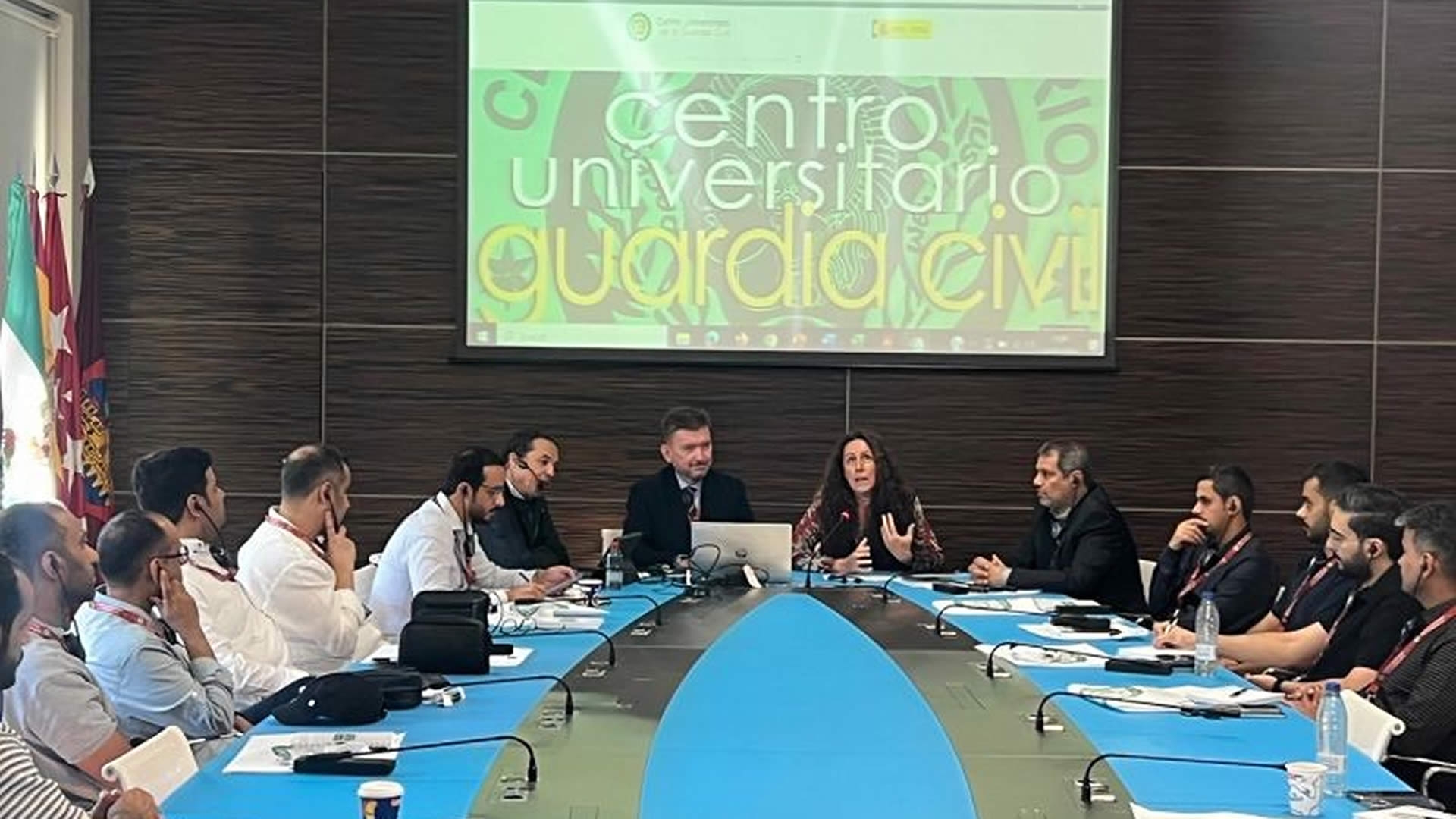 Visita de la Naif Arab University for Security Sciences (NAUSS) al CUGC